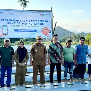 Upaya Tingkatkan Produktivitas Poktan Berkah, BI Sulut Inisiasi Teknologi Digital Pertanian di Kotamobagu