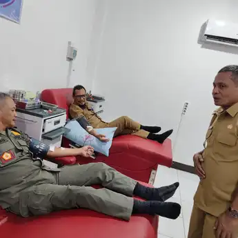 Peringati Hari KORPRI Ke-53, ASN Pemkot Pontianak Lakukan Aksi Donor Darah