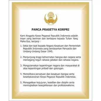 Isi Panca Prasetya KORPRI Terbaru yang Dibacakan saat Upacara