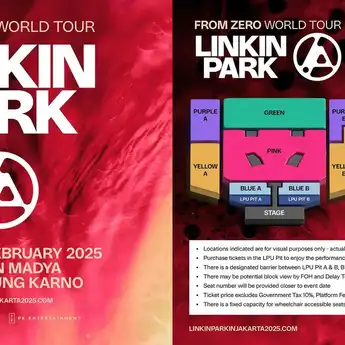 Harga dan Link Beli Tiket Konser Linkin Park di Jakarta, Sudah Dijual!