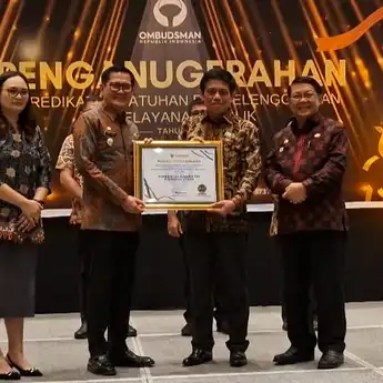 Pemkab Minut Kembali Raih Predikat Kepatuhan Penyelenggaraan Pelayanan Publik, Kategori Opini "Kualitas Tertingi" dari Ombudsman RI Tahun 2024