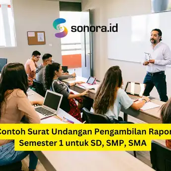 7 Contoh Surat Undangan Pengambilan Raport Semester 1 untuk SD, SMP, SMA
