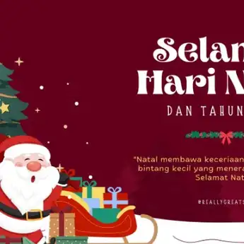 40 Gambar Ucapan Natal 2024 dan Tahun Baru 2025 yang Meriah dan Unik