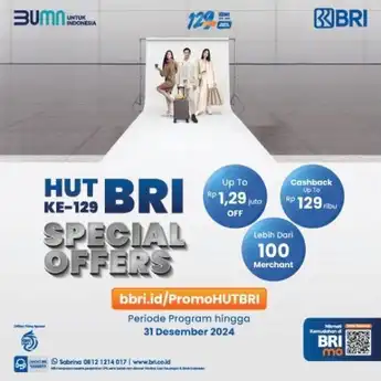 Promo HUT BRI Ke-129, dari Kopi Kenangan hingga Informa! Segera Manfaatkan!