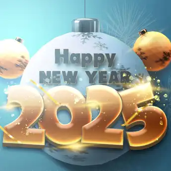 35 GIF Gambar Bergerak Happy New Year buat Tahun Baru 2025, Paling Meriah 