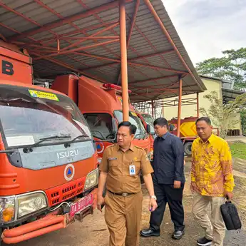 Kunker ke Banua, Sandi Fitrian Noor Siap Bantu Peralatan BPBD Kalsel