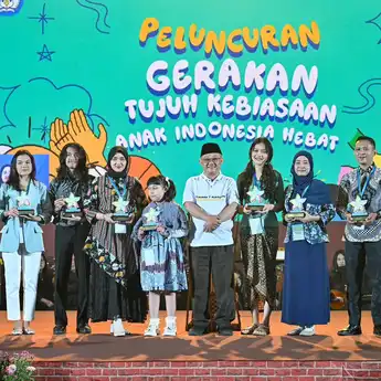 Mendikdasmen Luncurkan Gerakan 7 Kebiasaan Anak Indonesia Hebat