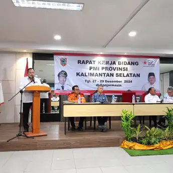 Kuatkan Sinergitas, PMI Kalsel Gandeng Dinkes dan BPBD Provinsi