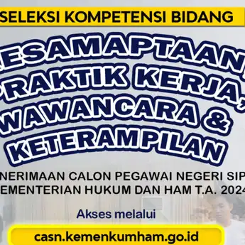 Pengumuman CPNS Kemenkumham 2024, Lengkap dengan Link Resminya!