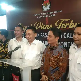 Penetapan Resmi Edi Kamtono - Bahasan Sebagai Pasangan Wako dan Wawako Pontianak Terpilih 