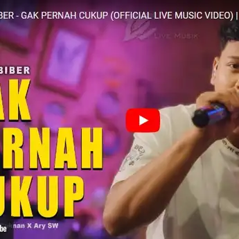 Lirik dan Arti Lagu Gak Pernah Cukup - Jasun Biber
