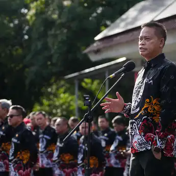 Pimpin Apel Perdana, Pj Gubernur Prof Fadjry Djufry Serukan Dukungan OPD Sulsel untuk Program Nasional