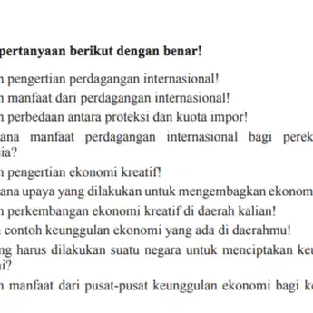 Kunci Jawaban IPS Kelas 9 Halaman 196, Esai Uji Pemahaman Materi