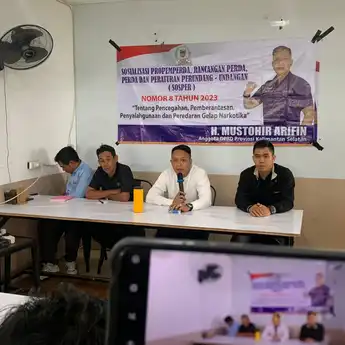 Perangi Narkoba, Haji Imus Sosialisasi Perda Kalsel Nomor 8 Tahun 2023