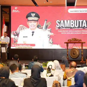 Rakerda PHRI Sulsel, Pj Gubernur Ajak Kembangkan Potensi Pariwisata