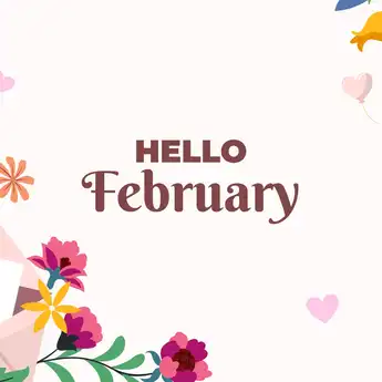 40 Gambar Ucapan Selamat Datang Bulan Februari, Desain Keren dan Unik