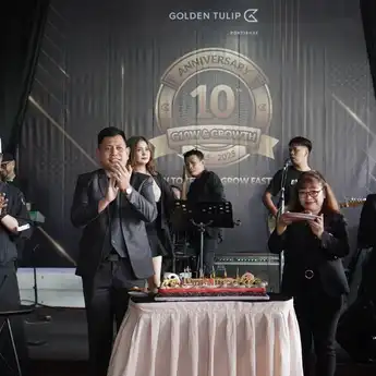 10 Tahun Golden Tulip Pontianak, 'G10w & Growth'