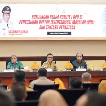 Pemprov Sulsel dan DPD RI Bahas RUU Perkotaan, Jufri Rahman: Harus Beri Solusi Nyata