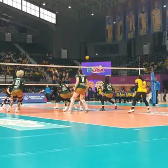 Tim Putri Gresik Petrokimia Pupuk Indonesia Gasak Bandung BJB Tandamata, 3-2