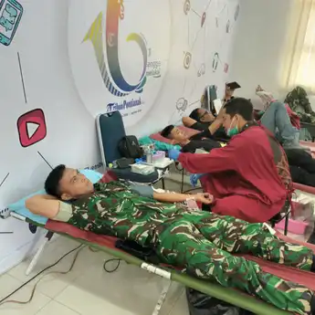 Aksi Donor Darah Isi Rangkaian Kegiatan HPN 2025