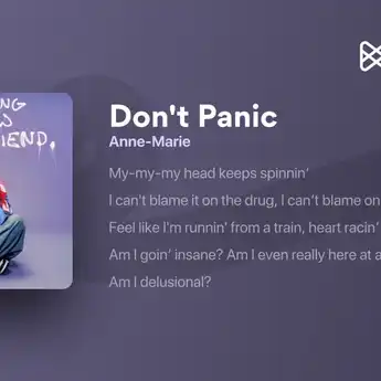 Lirik Lagu Don't Panic - Anne Marie: Terjemahan dan Makna Lagunya