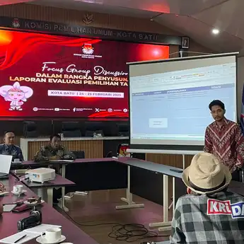 Evaluasi Pelaksanaan Pemilu 2024, KPU Kota Batu Melibatkan Berbagai Stakeholder Melalui FGD