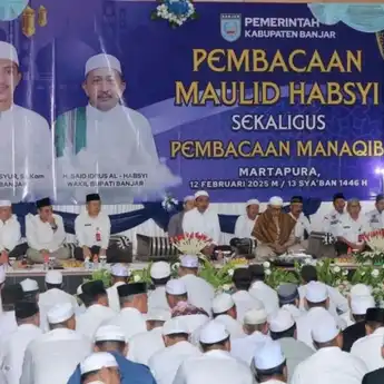 Pemkab Banjar Gelar Pembacaan Maulid Habsyi dan Manaqib Syekh Samman