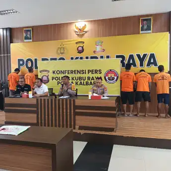 Polres Kubu Raya Rilis Penanganan Kasus Januari-Februari 2025 