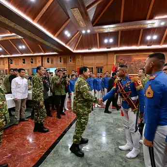 Herman Deru—Cik Ujang Kompak Parade Senja dengan Prabowo, Jokowi, dan SBY