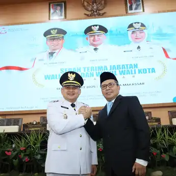 Danny Pomanto Serahkan Memori Jabatan, Munafri Arifuddin Resmi Pimpin Makassar