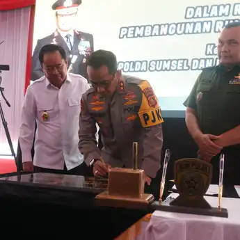 Wagub Sumsel Cik Ujang Resmikan Pembangunan 622 Unit Rumah Subsidi untuk Pegawai dan Anggota Polri