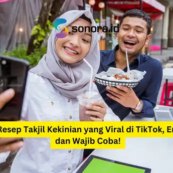 5 Resep Takjil Kekinian yang Viral di TikTok, Enak dan Wajib Coba!