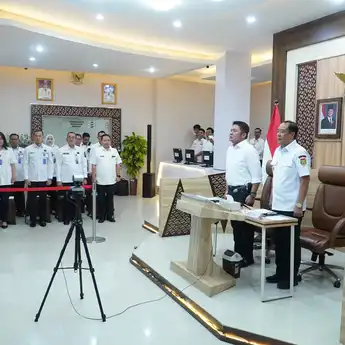 Ketua KPK dan Gubernur Sumsel Luncurkan IMCP 2025 Secara Virtual
