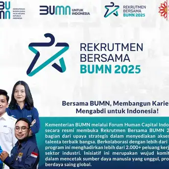 Cara Daftar Rekrutmen Bersama BUMN 2025, Baru Saja Dibuka