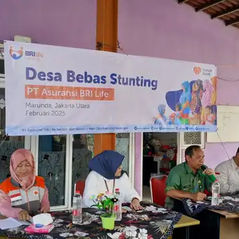  BRI Life Turut Ambil Bagian Pada  Percepatan Pengentasan Stunting di Marunda, Jakarta Utara