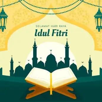 40 Gambar Ucapan Minal Aidin Wal Faizin, Desain Islami dan Menarik
