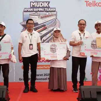 Ratusan Pelanggan Telkomsel Pamasuka Nikmati Layanan Mudik Gratis ke Surabaya