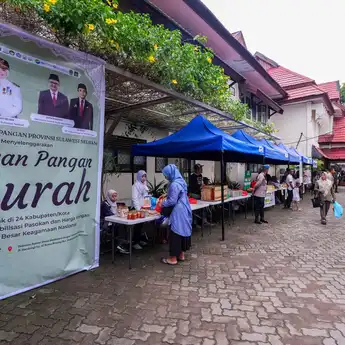 Gerakan Pangan Murah Sulsel Jadi Rujukan Nasional, Dapat Apresiasi dari Badan Pangan Nasional