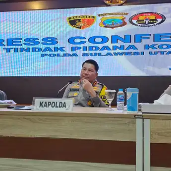 Polda Sulut Tetapkan 5 Tersangka Dugaan Korupsi Dana Hibah GMIM Tahun Anggaran 2020-2023