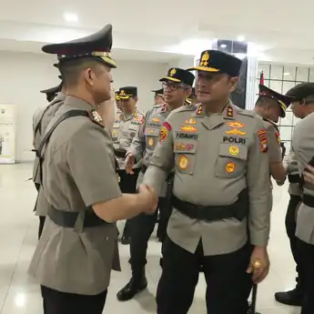 Polda Kalbar Gelar Sertijap Sejumlah Pejabat di Lingkungan Polda Kalbar