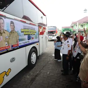 Dilepas Gubernur, 3.500 Warga Ikut Balik Rantau Gratis Pemprov Jateng Moda Bus