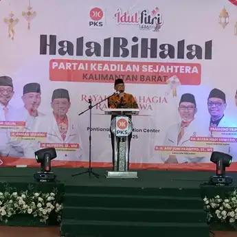 PKS Kalbar Gelar Halal Bi Halal, Perkuat Silaturahmi