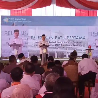 Gubernur Kalbar Harapkan Adanya Dokter Spesialis di RSUD Tuan Besar Syarif Idrus Kubu Raya