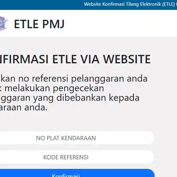 Cara Cek Tilang ETLE PMJ Secara Online Lewat HP, Mudah dan Praktis!