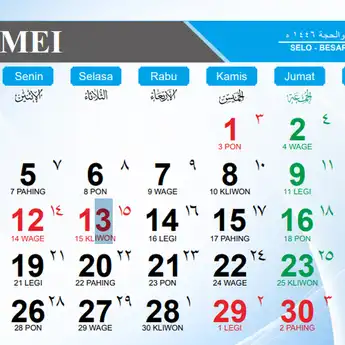Daftar Libur dan Long Weekend di Bulan Mei 2025, Catat Tanggalnya!