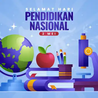 40 Gambar Ucapan Hari Pendidikan Nasional 2025, Desain Kreatif Menarik
