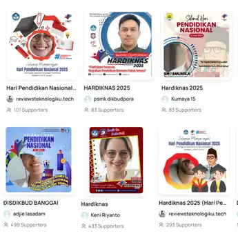 50 Twibbon Hari Pendidikan Nasional (Hardiknas) 2025, Dukungan untuk Pendidikan Indonesia