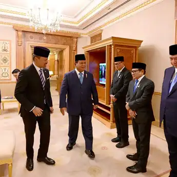 Prabowo Bertolak ke Brunei, Disambut Langsung Oleh Putra Mahkota
