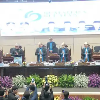 DPRD Provinsi Sumsel Gelar Rapat Paripurna HUT Sumsel ke-79 Bertema 'Bersama Membangun Sumsel, Mari Bersinergi Mewujudkan Sumsel Maju Terus untuk Semua'