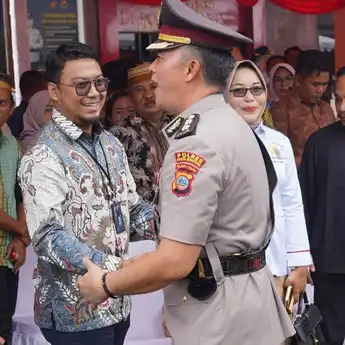BRI BO Parigi Hadiri Sertijab Kapolres Parigi Moutong